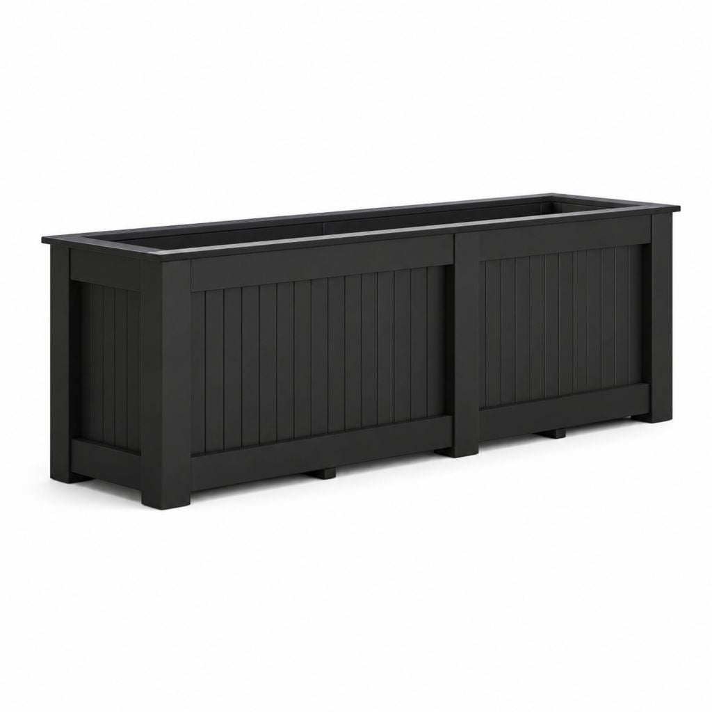Pflanzkasten Schwarz Polypropylen Rechteckig 100 x 43 x 43 cm